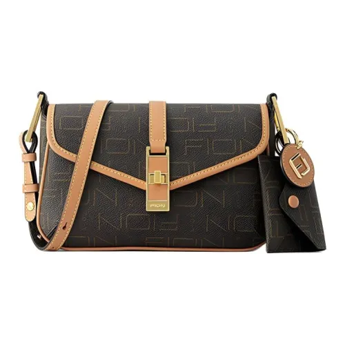 FION Холщовая сумка через плечо Женская Многоцветная