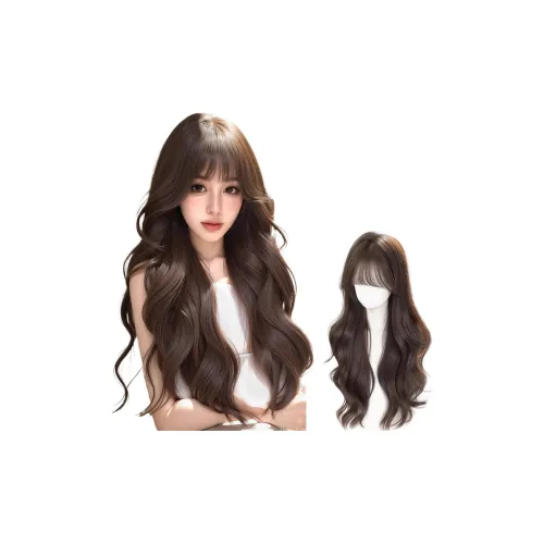 YOUXI Материнская MOTHER к ребенку Перука для женских непринужденного стиля Korean Style Big Wave