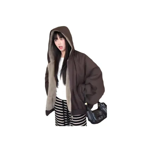 BRG Светло-коричневый Женский пуховик