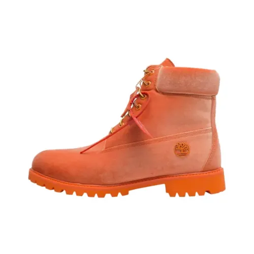 Off Белый x Timberland Коллаборация 6 Inch Ботильоны Мужские Апельсин