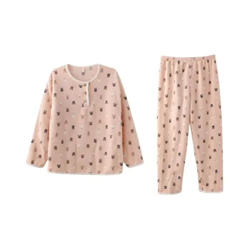 WANANNI Pink Women's Pajama Sets