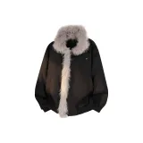 Чёрный 7920 Хлопковый пуховик