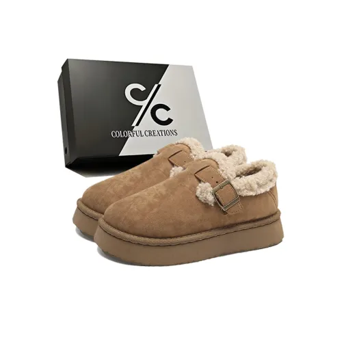 Colorful Creations Термический Увеличивающий Высоту Устойчивый к Износу Низкий Топ Утепленная Обувь Женская