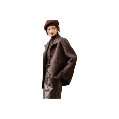 MOHANYIMEI Кофе Женское Пальто