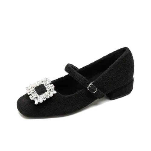 GOSO Грубый каблук Мэри Джейн Женские обувь