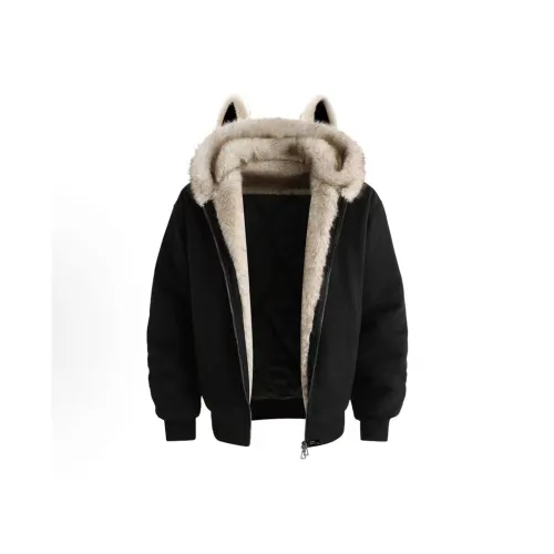 DEMAVIE Черный Желтый Унисекс Пуховики