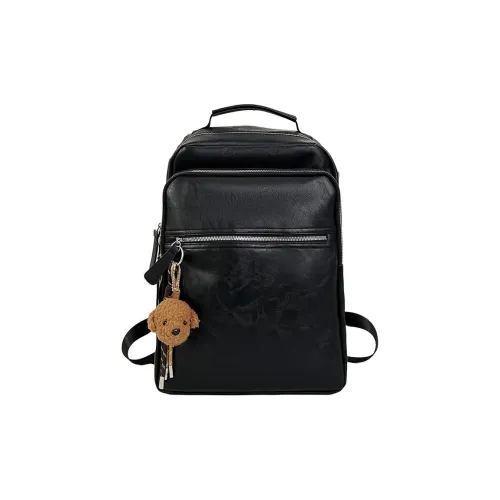 SHANGXIANYUE ПУ (полиуретан) Рюкзак Унисекс Черный Коричневый