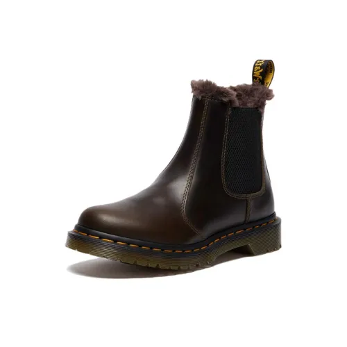 Dr.Martens Короткий Челси Женские Темно-коричневый
