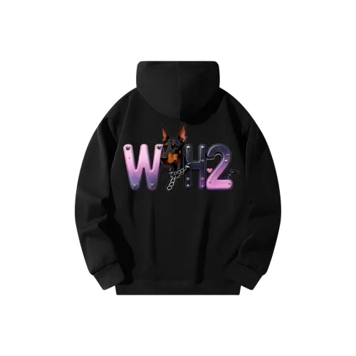 W9H2 Черный Унисекс Свитшоты