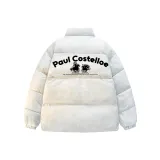 Белый Фотиния Серый (Утолщенный хлопковый пуховик)