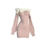 Розовое платье