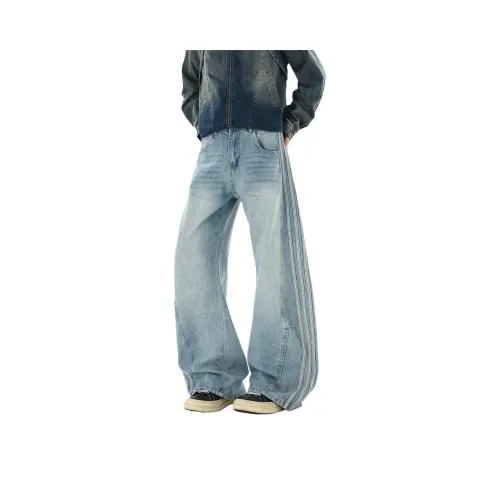 NEO IS ONE Blue Unisex Jeans NEO IS ONE Синий Унисекс Джинсы