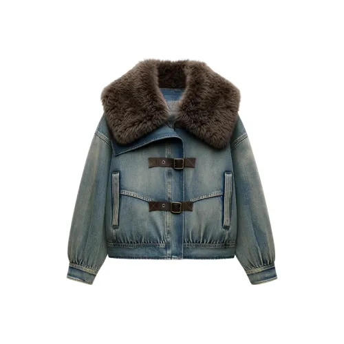 STGX Джинсовый синий Женские пуховики