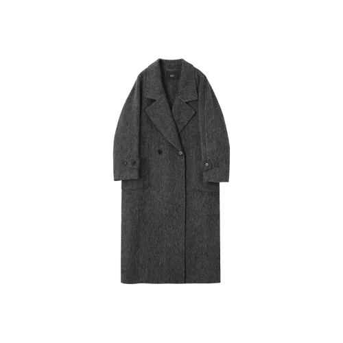 MOHANYIMEI Peaceful Серый Женский Пальто