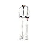 Белый [Узкая версия, расклешенный, эластичный, улучшенный]