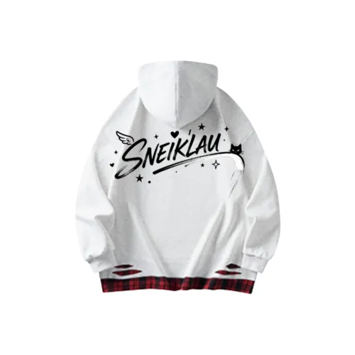 SNEIKLAU Белый Унисекс Свитшоты