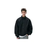 Черный хлопковый пуховик [Улучшенный утеплённый термический]