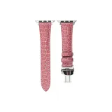 Песочный розовый с серебряной застежкой