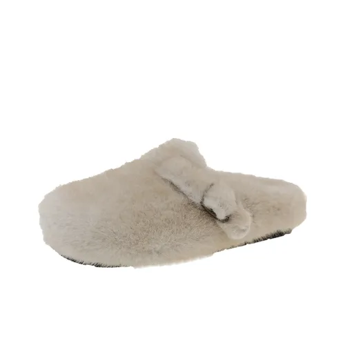 OPOA Флок Birkenstock Стиль Хлопковые тапочки Женские