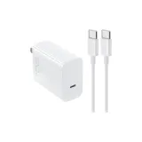 [Фактический 120W] Быстродействующий зарядный аппарат + 1 м двойной кабель USB-C