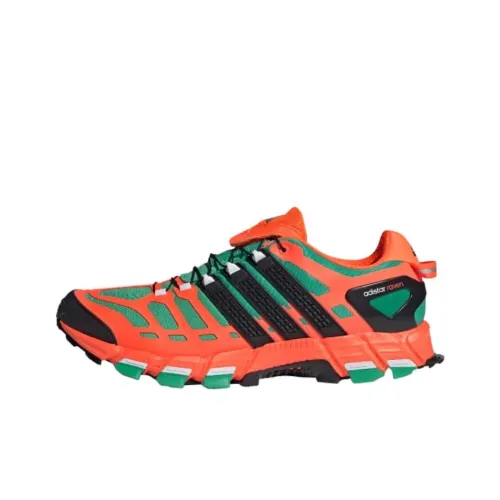 Adidas ADISTAR RAVEN 3 Устойчивый к истиранию Низкий Топ Casual Мужской Оранжевый Зеленый Черный
