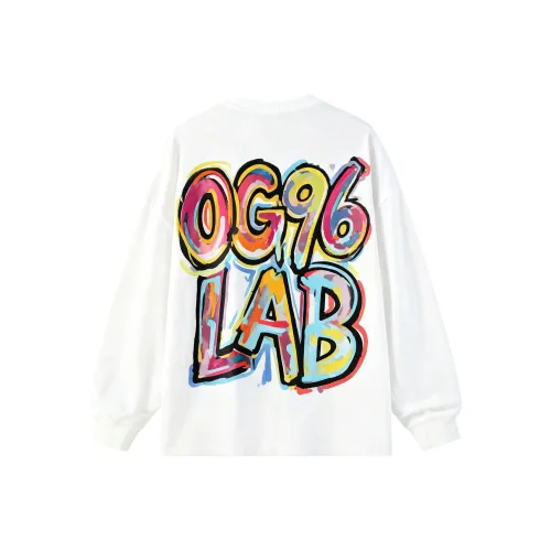 OG96 LAB Белый Унисекс T-рубашки