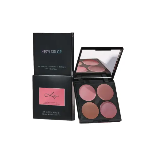 HISYI Настроение 4 цвета Румяна Palette с Натуральный Матовый Контуринг Eye Тень All In One MULTI Использование Stick