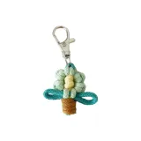 Аква Зеленый Цветочный Брелок