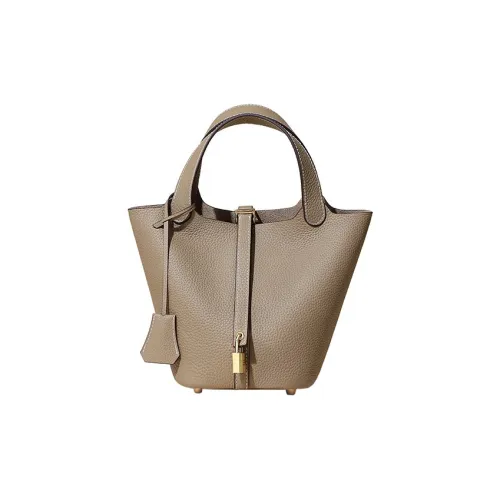 PESASRIE Сумка из коровьей кожи женский слоновая серый