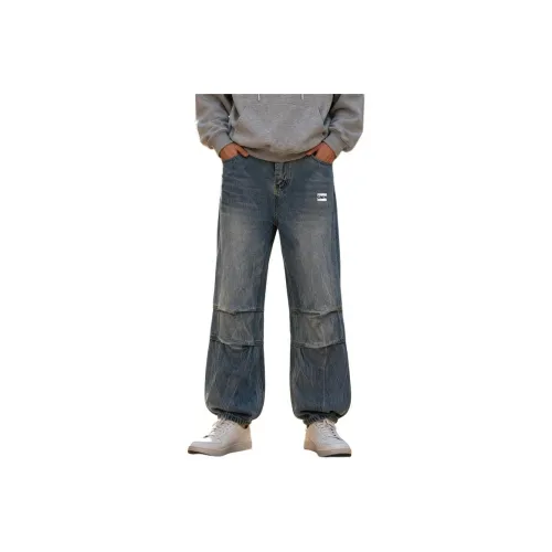WUHA CREW Blue Unisex Jeans
