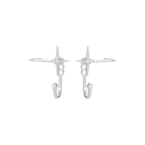 Серьги MISS WEI с цирконием женские