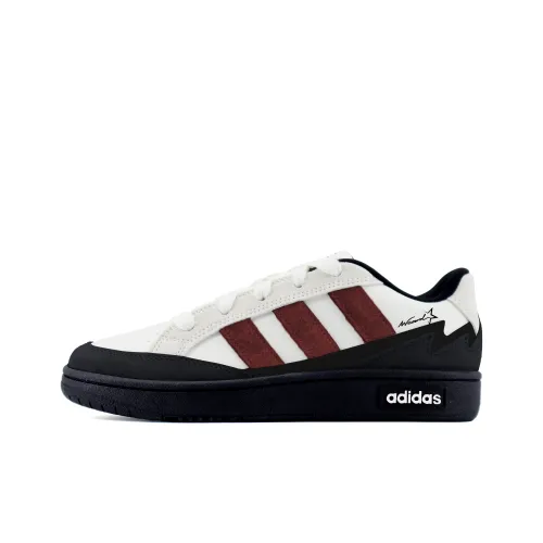 Adidas WCARD ADV Innovation Flame Abrasion Resistant Low Top Скейтборд Кроссовки Unisex Белый Серый Черный