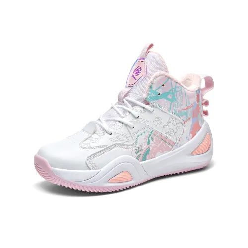 GONGFUHUOBAN Амортизация Покрытие Устойчивость к износу Противоскользящие Высокие Баскетбольные кроссовки Унисекс