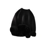 Черный с флисовой подкладкой