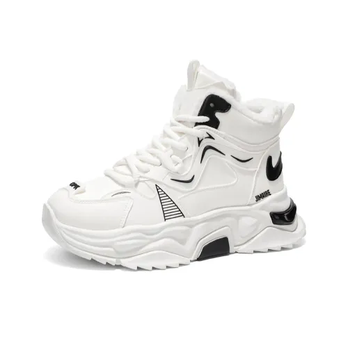 JINMAIWANG Высокие топы массивные кроссовки мужские