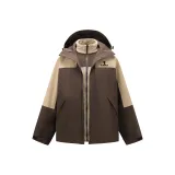 Французский, коричневый, [3-в-1, флис, подкладка]