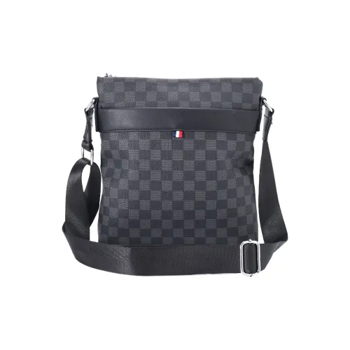 BEN SHERMAN ПУ (полиуретан) с полиэстером сумка через плечо стандартная унисекс квадратная серая