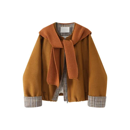 FAVMARTHA Вельвет Feel Пальто Женское