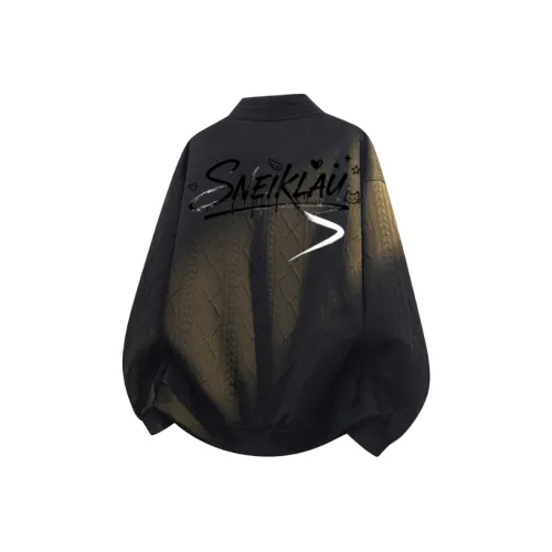 SNEIKLAU Черный Унисекс Свитшоты