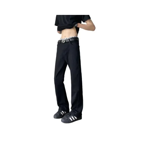 CHENYING Черные Буткат Унисекс Джинсы