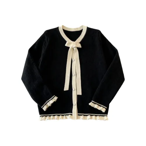 IUNOP Круглый вырез Вязаная модель Свитер Женские