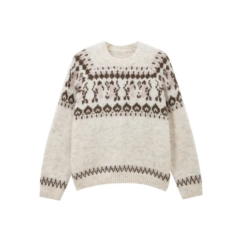 SUSANSAN Fair Island Абрикос Женская Трикотажная