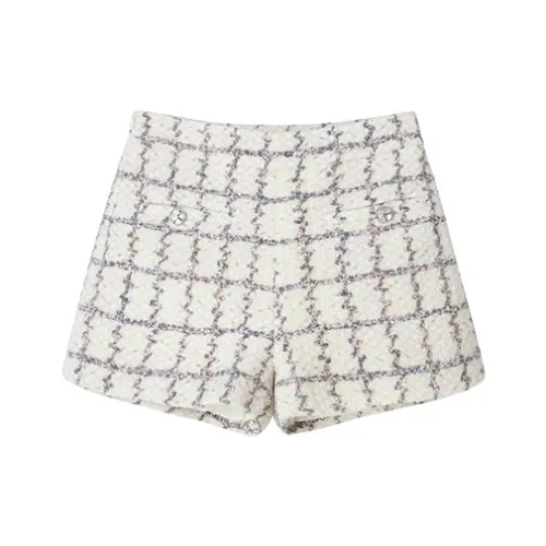 UENA Экрю Шорты В наличии Женские Повседневные шорты