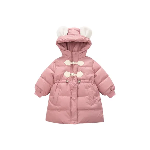 M JBABY Розовый пуховик школьный возраст топы