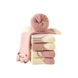 H037 Счастливый Девушка-5 пар [Высокоплотный Махровый, Износостойкий, Устойчивый к Скатыванию]