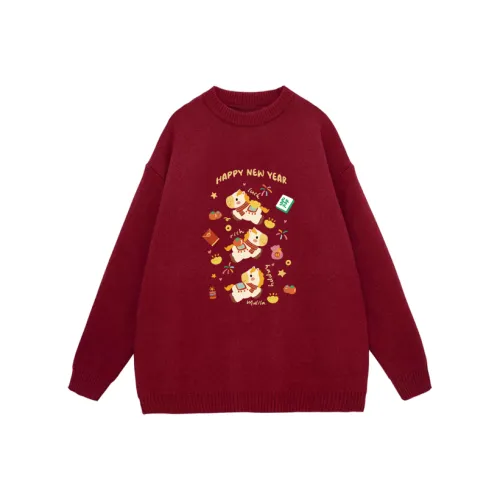MDLILA Бургунди Унисекс Свитера