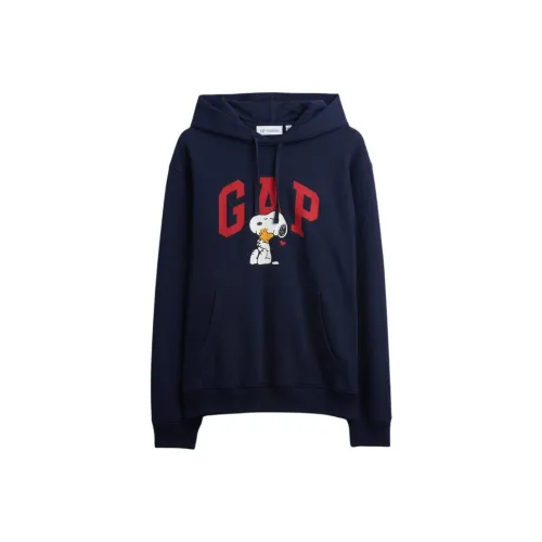 GAP совместный бренд Морской синий Унисекс Свитшоты