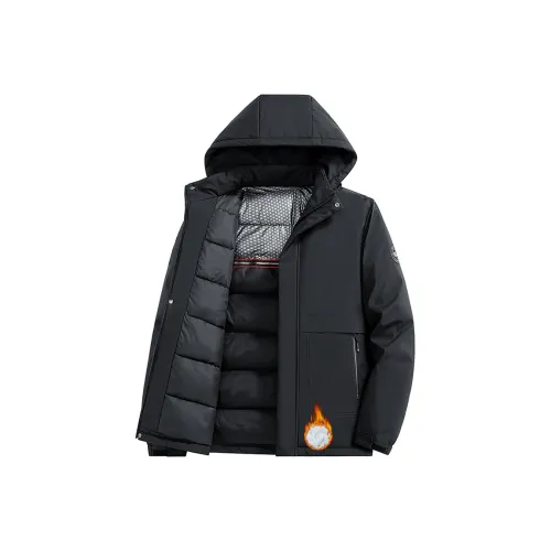 ZUOAN С капюшоном хлопковый пуховик мужской