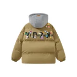 Хаки серый капюшон