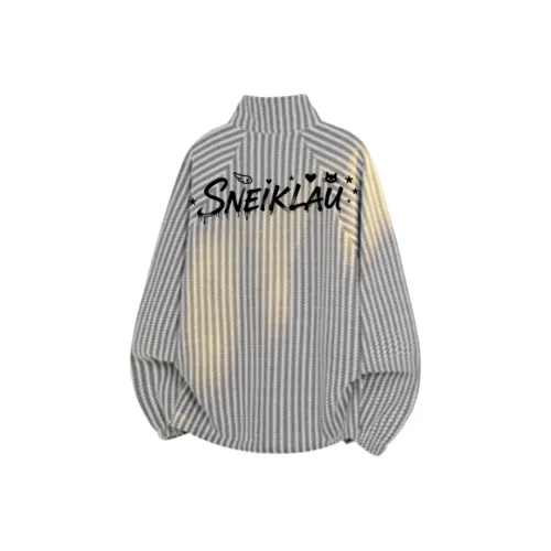 SNEIKLAU Светло-серый унисекс свитшоты